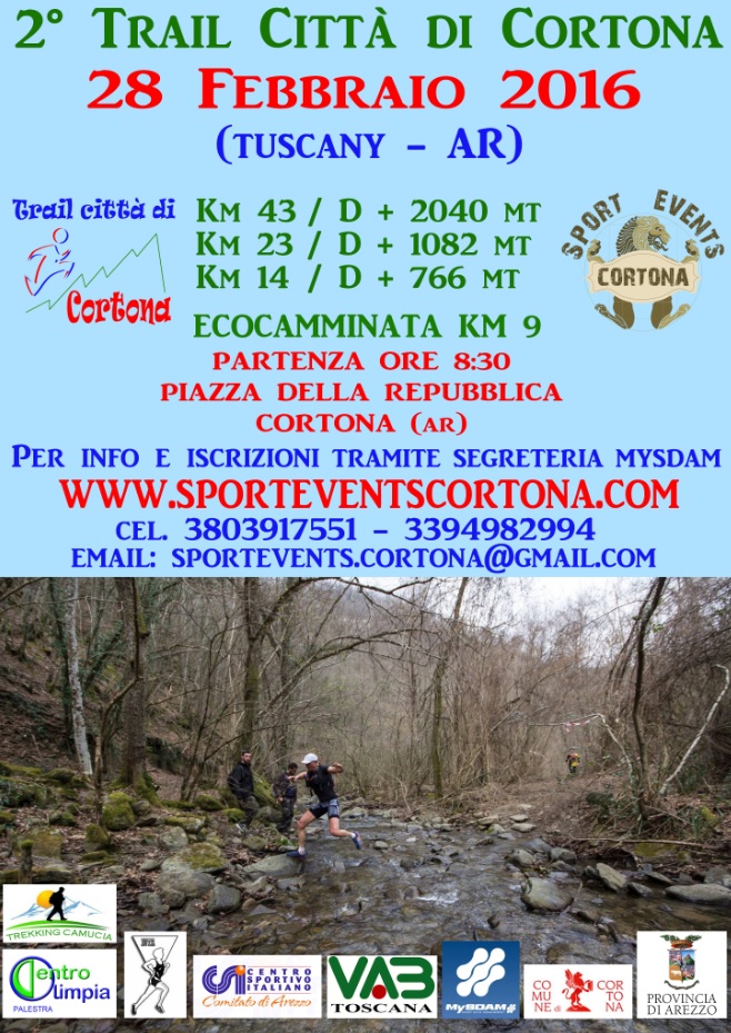 Trail citta' di Cortona Trail citta' di Cortona