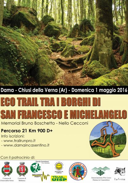 Eco Trail tra i Borghi di San Francesco e Michelangelo Eco Trail tra i Borghi di San Francesco e Michelangelo